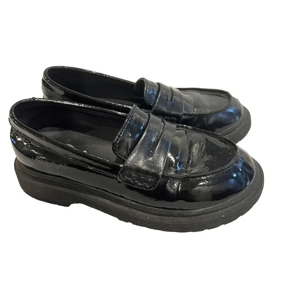Art Class Celia Loafer Girls 1 Black P Classic Church Goth Punk Preppy Shoes